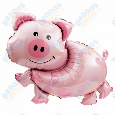 Ballon Cochon, décoration ballon animaux de la ferme, stand de charcuterie.