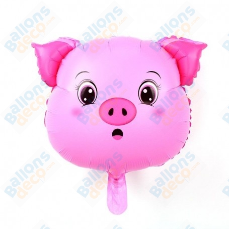 Ballon Cochon Rose New, décoration ballon animaux de la ferme, Charcuterie, Boucherie.