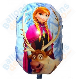 Ballon Reine des neiges 23Cm