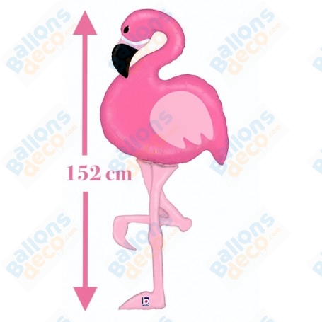 Ballon Flamant Rose Géant, décoration ballon anniversaire et soirée tropicale
