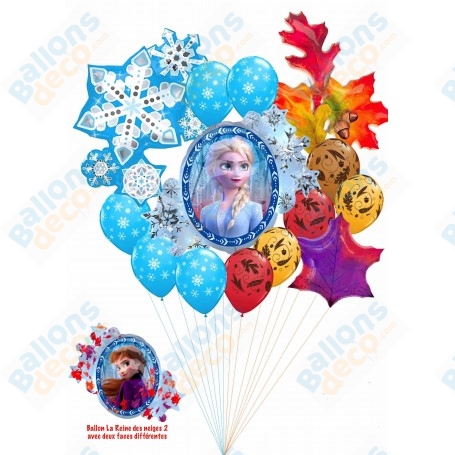 Ballons La Reine Des Neige 2 Version Grappe Luxe Princesses Disney