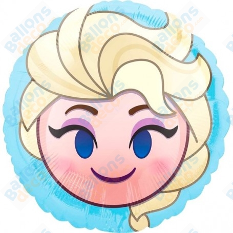 Ballon Elsa La Reine Des Neiges Emoji Disney