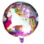 Ballon Licorne Arc-En-Ciel Happy Birthday