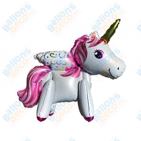 Ballon Licorne Ailes Gonflage Air, décoration de table enfant, anniversaire avec ballons