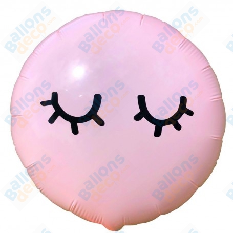 Ballon Licorne Rose avec des Yeux, décoration ballon anniversaire, arche ballons
