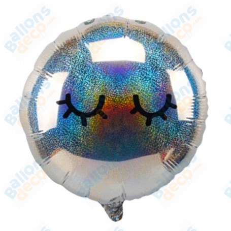 Ballon Licorne Holographique avec des Yeux, décoration ballon anniversaire, arche ballons