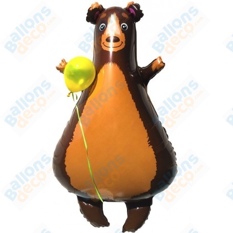 Ballon Grand Ours Marron