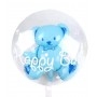 Ballon Happy Baby Ourson Bleu, à L'intérieur