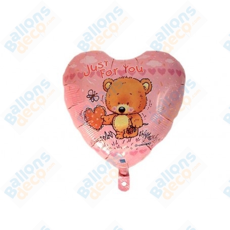 Ballon Juste Pour Toi Ourson