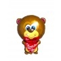 Ballon Ourson Marron Love You Mini Bear