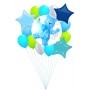 Ballons Ourson Bulle Garçon en Grappe