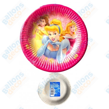 Assiettes en Carton Princesses x8 Disney