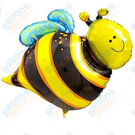 Ballon Abeille Smile, décoration ballon anniversaire, Vente de miel.