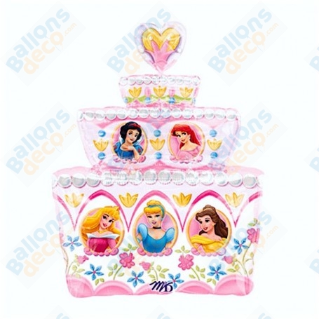 Ballon Gateau Princesses Disney Anagram, Décorations ballons pour anniversaire.