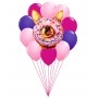 Ballons Chien Donuts Happy Birthday en Grappe