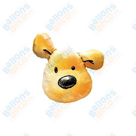 Ballon Chien Mignon Marron Cartoon, décoration ballon anniversaire ou Naissance d'enfants.