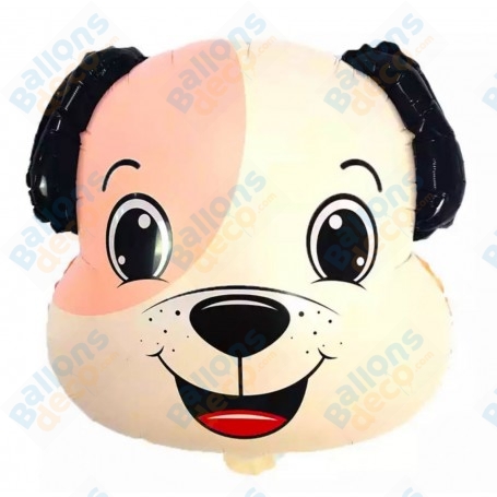 Ballon Chien Marron Oreilles Noires, décorations Ballon Anniversaire, salon canins.