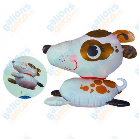 Ballon Chien en 3 Dimensions, décoration ballon naissance ou salon Canins.
