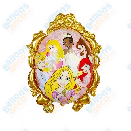 Ballon Miroir Des Princesses Disney Rose Gold, Décorations ballons pour anniversaire.