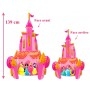 Ballon Château Des Princesses Disney Rose, Décorations ballons pour anniversaire.