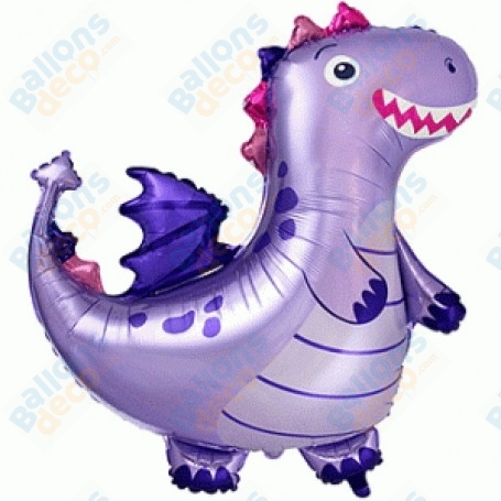 Ballon Dragon Violet Géant Cartoon, décoration ballon Animaux Fantastique, anniversaire, Shrek L'ogre Vert.