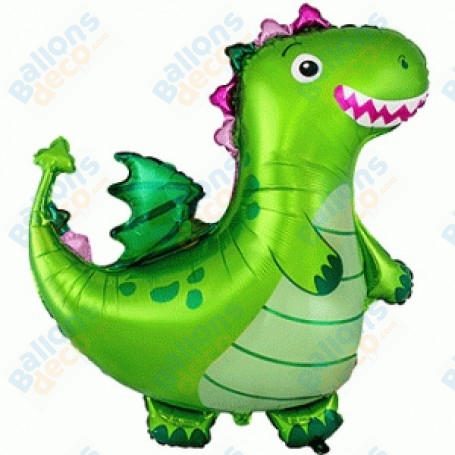 Ballon Dragon Vert Géant Cartoon, décoration ballon animaux féériques, anniversaire, Shrek.