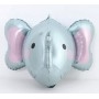 Ballon Éléphant Gris en 3D