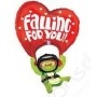 Ballon Coeur Grenouille Falling For You