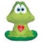 Ballon Grenouille Verte I Love You