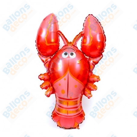 Ballon Homard Rouge, Décorations ballon animaux aquatiques, Marin, mer.