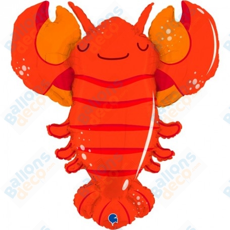 Ballon Homard Rouge Géant Grabo, Décoration Ballons animaux Aquatique Marin. Anniversaire.