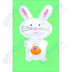 Ballon à l'hélium Lapin de Pâques 45cm - Partywinkel