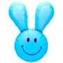 Ballon Lapin Smile Bleu