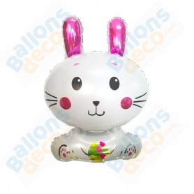 Betallic Ballon d'hélium en forme de lapin des bois 91,4 cm : :  Santé et Soins personnels