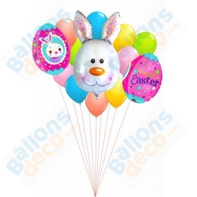 Betallic Ballon d'hélium en forme de lapin des bois 91,4 cm : :  Santé et Soins personnels