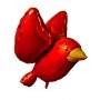 Ballon Oiseau Rouge 3D