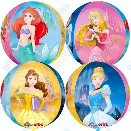 Ballon Princesses 4 Faces ORBZ New Disney, Décorations ballons pour anniversaire.