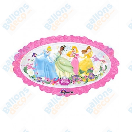 Ballon Princesses Disney Cadre Dentelle, Décorations ballons pour anniversaire.