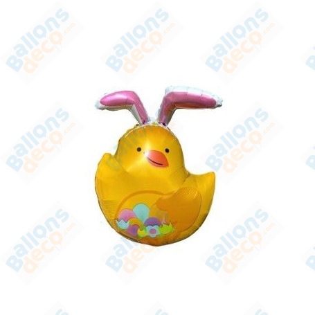 Ballon Poussin Oreilles De Lapin
