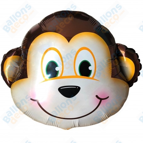 Ballon Singe Mini Tête, Décoration ballon Baby Shower, Anniversaire enfants.