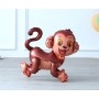 Ballon Singe Marron 4D