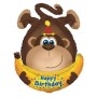 Ballon Singe Happy Birthday Banane