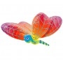 Ballon Libellule Rose et Orange 3D