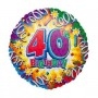 Ballon 40 Ans Birthday Holographique