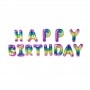 Ballon Happy Birthday Arc-en-Ciel