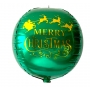 Ballon Merry Christmas Vert ORBZ