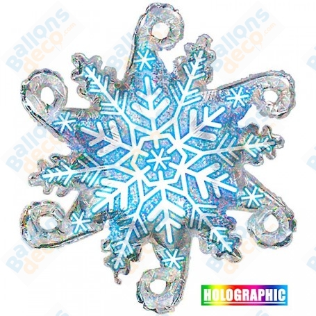 Ballon Flocon De Neige Holographique