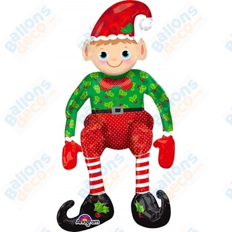 Ballon Lutin De Noël 3D