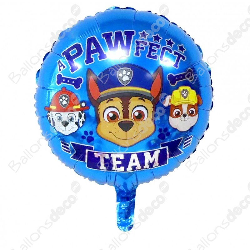 Ballon Pat Patrouille la Team Disney
