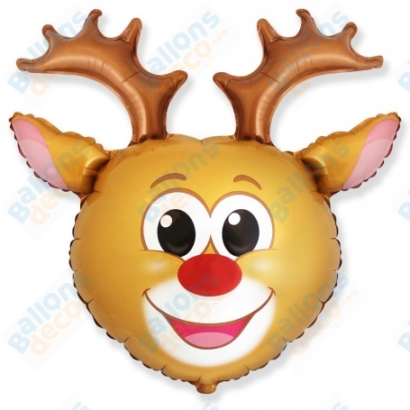 Ballon Renne Tête Rodolphe Mignon